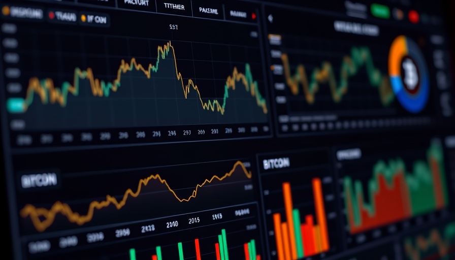 Tether buying Bitcoin displayed on a financial dashboard with graphs.