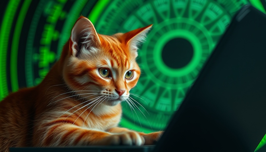 Cat with laptop exploring Covenants and CTV in Bitcoin Development.