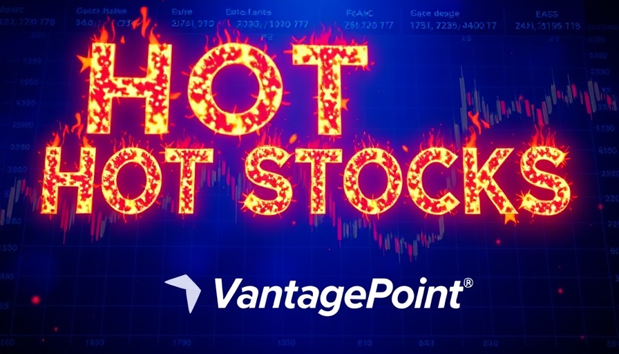 VantagePoint A.I. Hot Stocks April 2025 - flaming text design.