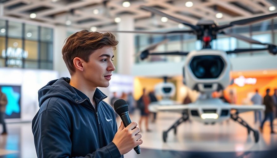 Interview at Air Taxi exhibition in India