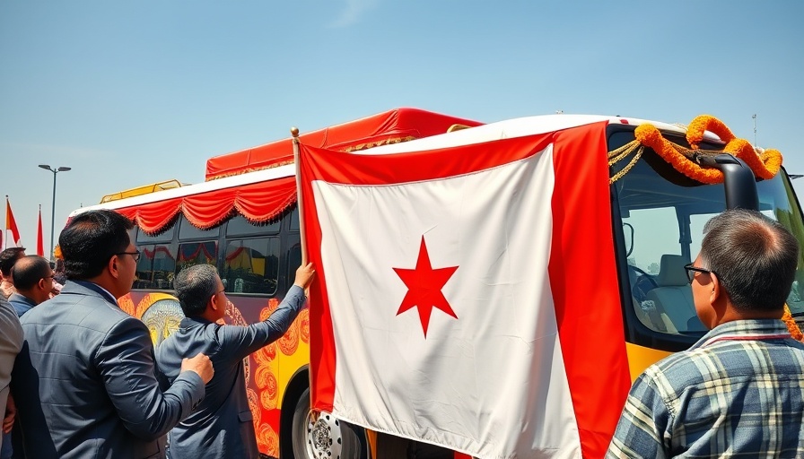 Delhi Airport premium bus service to Agra inauguration event