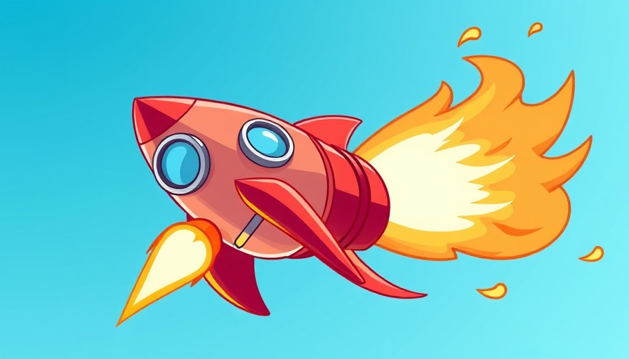 Rocket soaring through sky with trail, symbolizing crypto market sell-off.