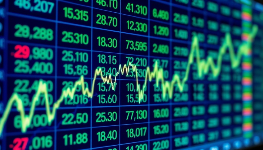 Stock market chart indicating PPI inflation declines with a positive trend.