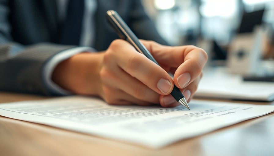 Close-up of hand writing with text overlay, related to Bitcoin privacy regulations.