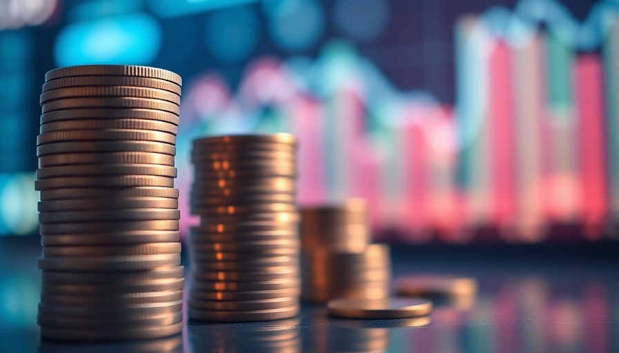 Abstract financial growth with coins and charts, Consumer Durables Sector Gainers.