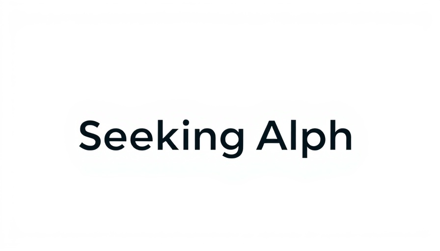 Minimalistic Seeking Alpha logo with modern typography