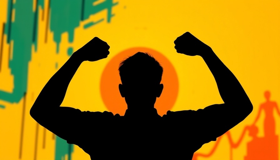 Silhouette shrugging against Binance-themed abstract background, CZ Binance allegations.