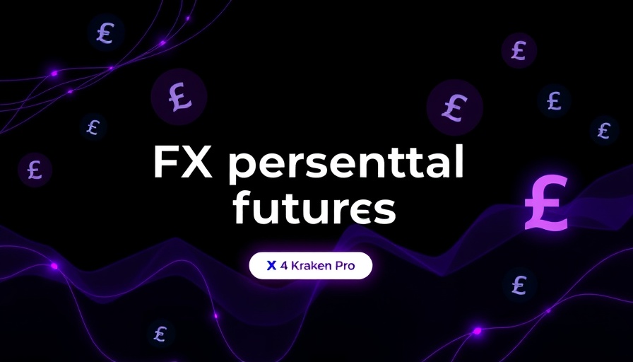 FX perpetual futures advertisement with currency symbols on Kraken Pro