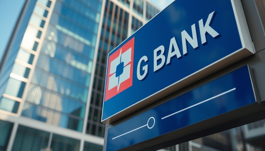 HDFC Bank logo on glass building, corporate setting.