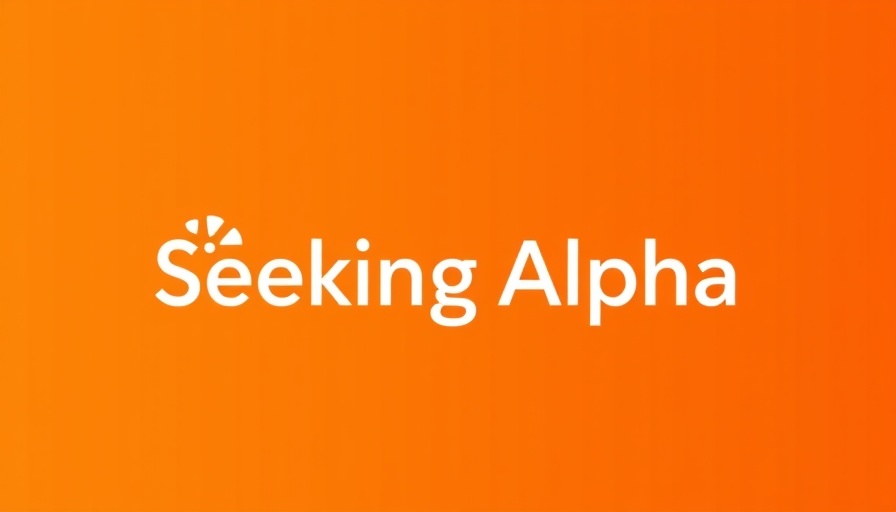 Seeking Alpha logo on orange gradient background related to Enphase Energy Q1 2025 earnings