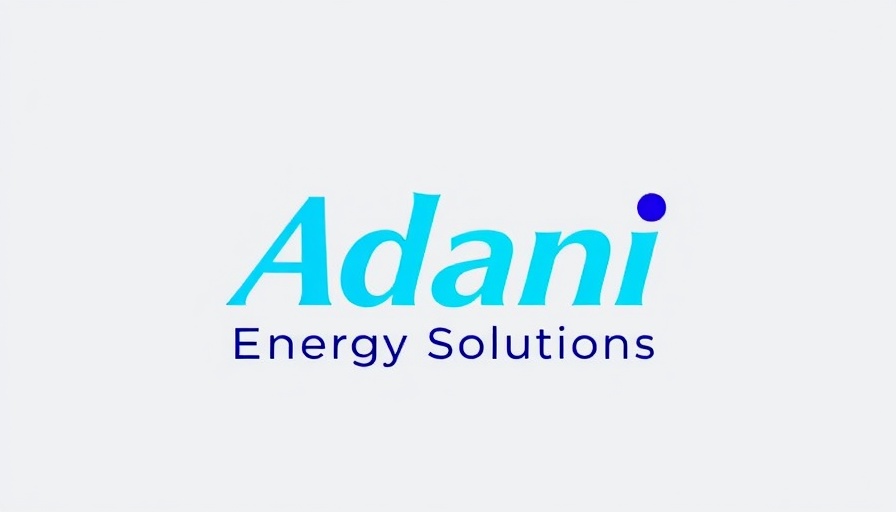 Adani Energy Solutions logo on plain background.