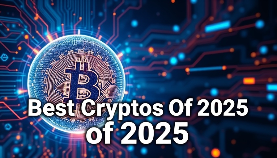 Bitcoin symbol in a futuristic digital sphere for top cryptocurrencies.