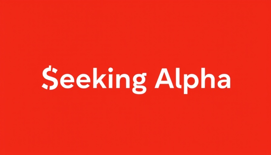 Seeking Alpha logo on gradient background.