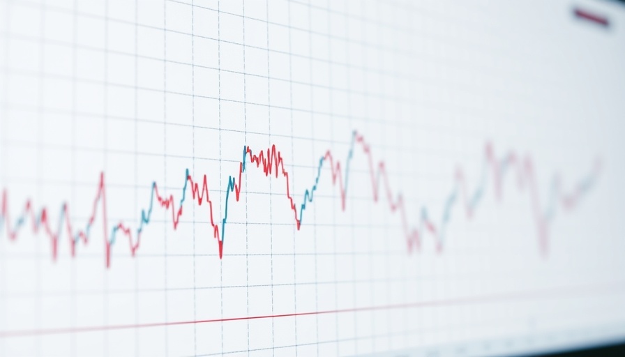 Chart of HSBC Holdings Q1 profit performance showing daily stock changes.