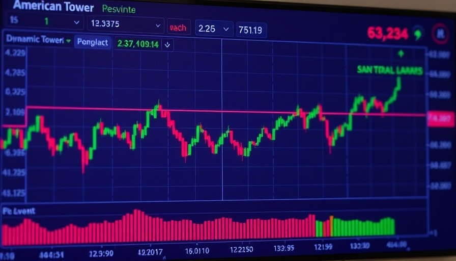American Tower stock performance Q1 chart showing 5-day fluctuations.