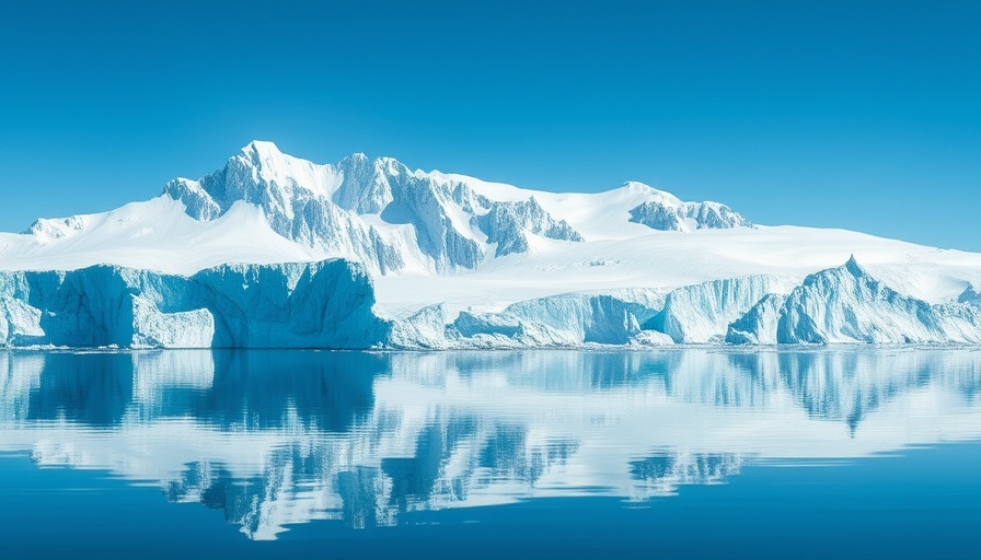 Planning a Trip to Antarctica: Serene icy landscape with icebergs and mountains reflecting in water.