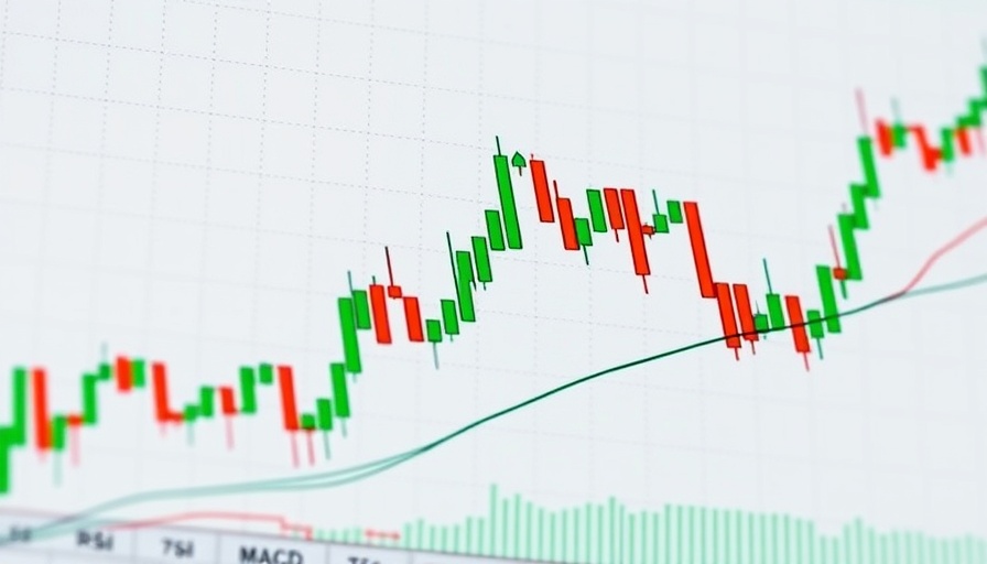 Dogecoin trading chart with price prediction indicators.