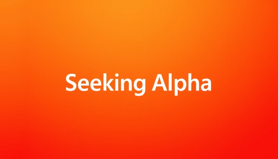 Seeking Alpha logo on orange-red gradient background related to Procore Technologies Q1 2025 Earnings.
