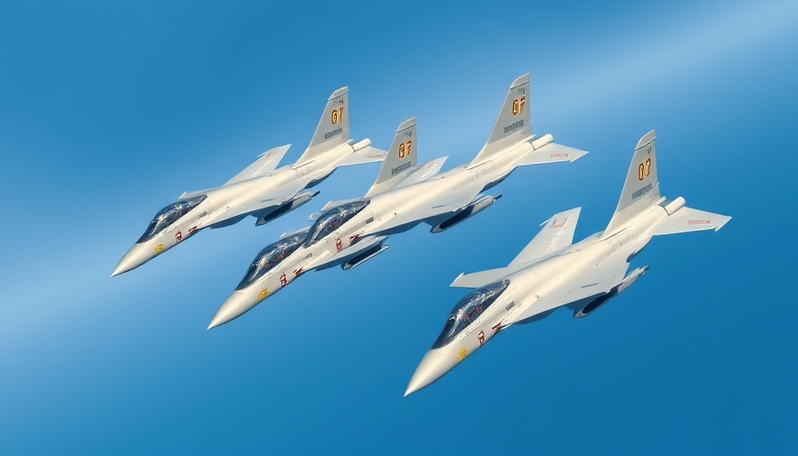 Military jets in formation after Operation Sindoor boosts defense stocks.