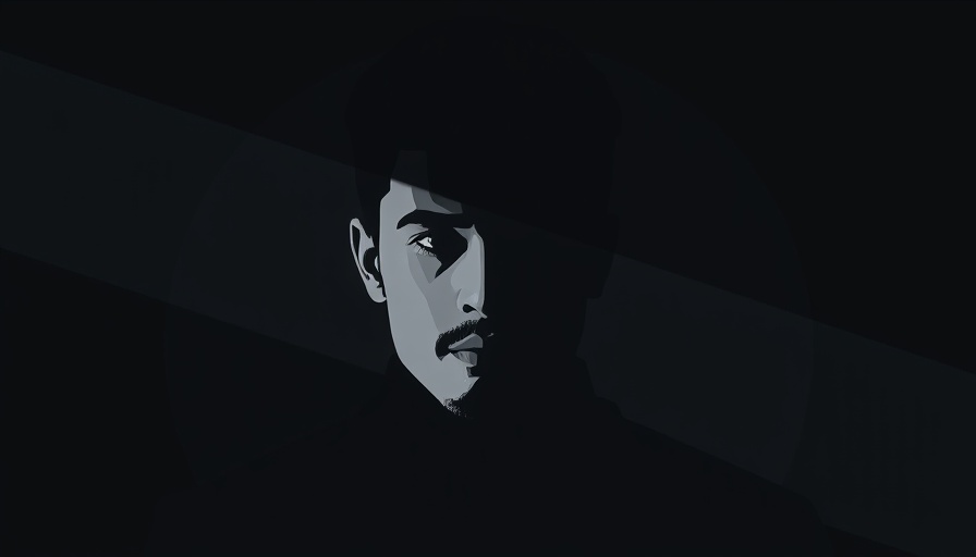 Abstract silhouette illustration representing Celsius founder.