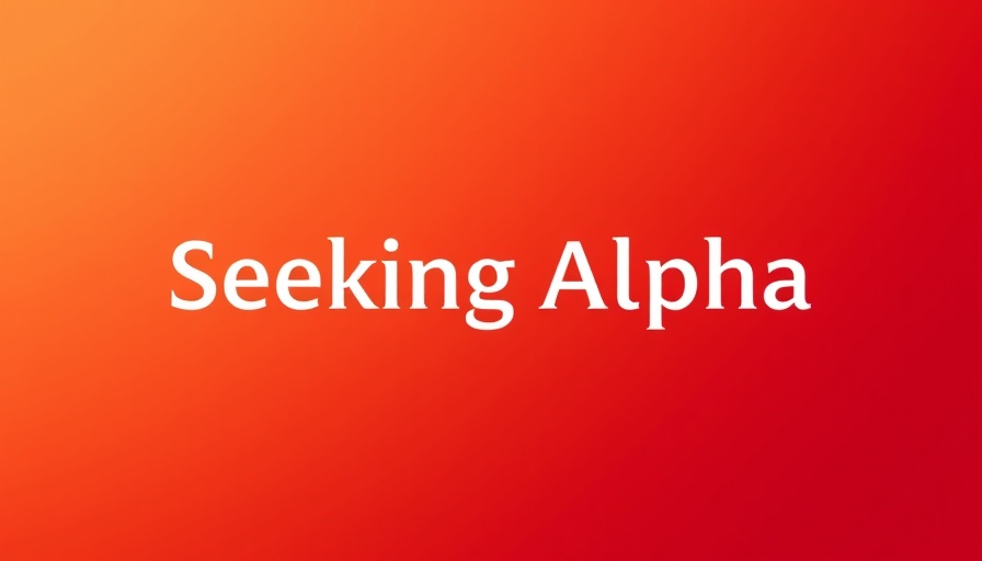 Seeking Alpha logo on a gradient background