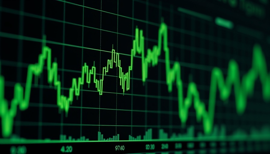 VeChain Tokenize Human Behavior crypto price graph on sleek digital display