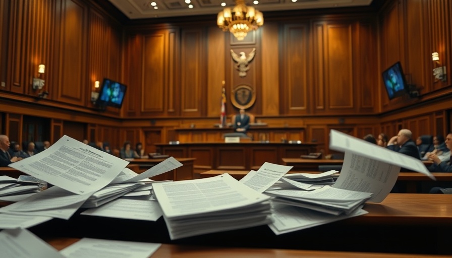 Intense courtroom scene during Tornado Cash Trial, legal details evident.