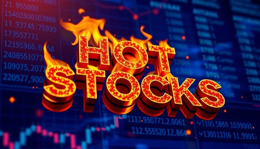 Predictive Trading Insights: 'HOT STOCKS' with dynamic flair.