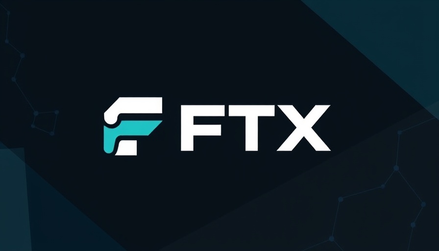 FTX logo on dark abstract background, FTX cryptocurrency payout May 2025.