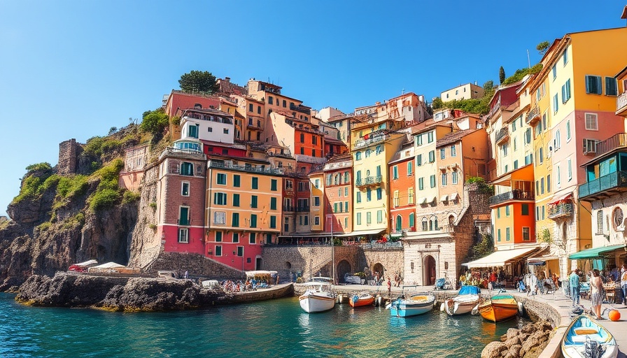 Cinque Terre travel guide: Riomaggiore vibrant village coastline.