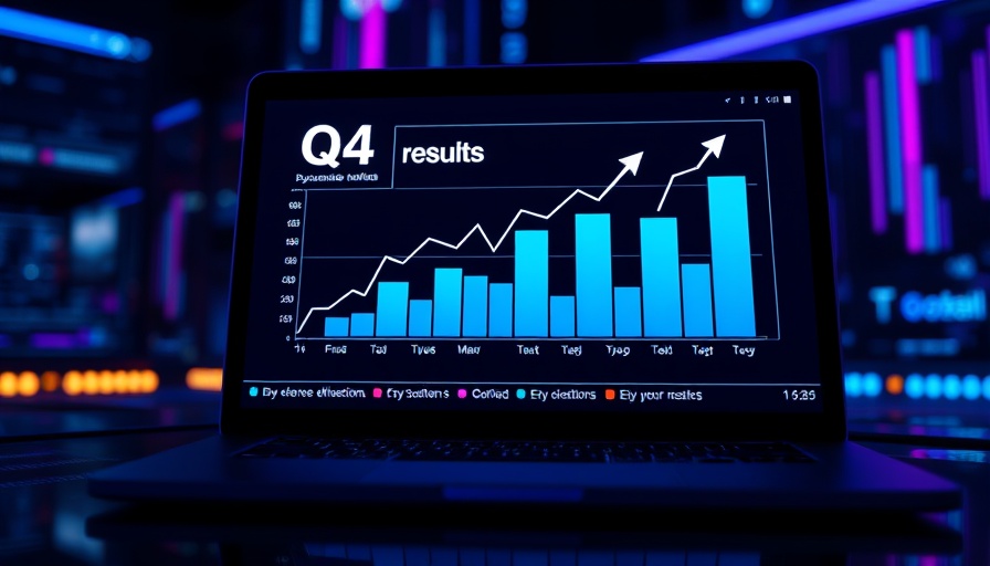 Q4 results display affecting trading strategies with graphs.