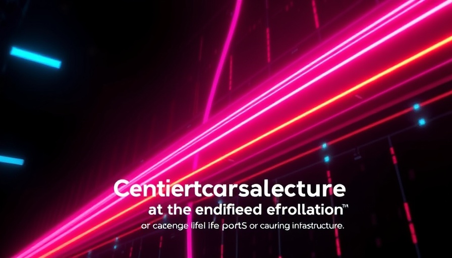 Futuristic crypto banner with neon lights, highlighting blockchain infrastructure.