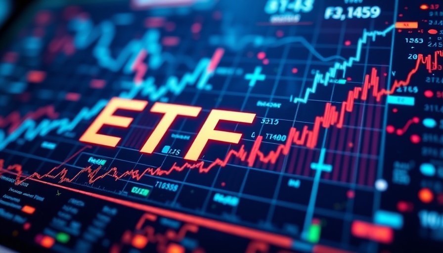 Futuristic representation of crypto ETFs growth and popularity.