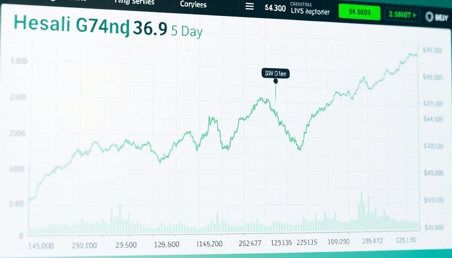 Hesai Group stock chart showing 5-day price trends, financial analytics.