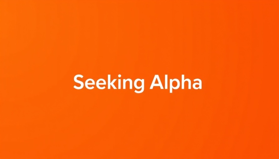 Seeking Alpha logo on vibrant orange background for Semtech Corporation Q1 Earnings Analysis.