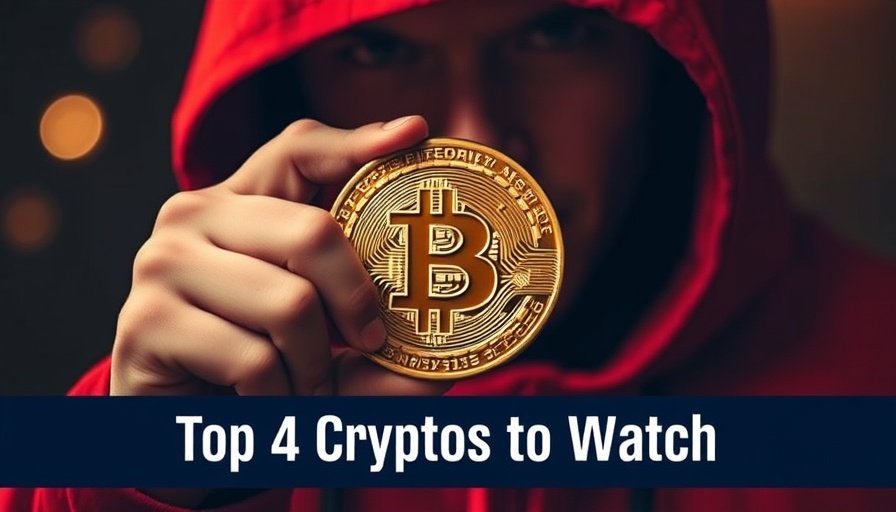 Top altcoins to buy today - person holding Bitcoin, text overlay.