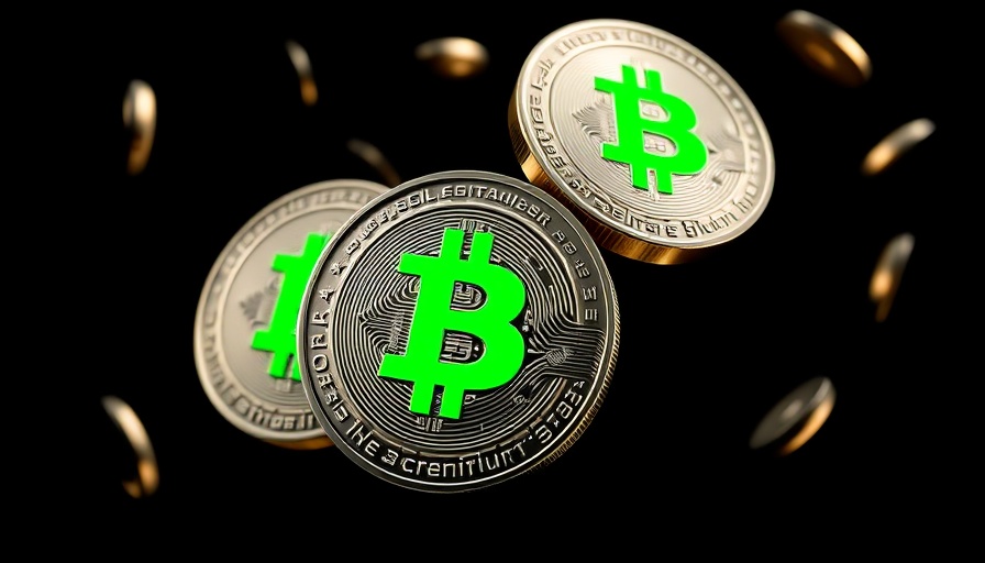 Futuristic green cryptocurrency coins floating with 'Best Crypto to Buy Now' text on black background.