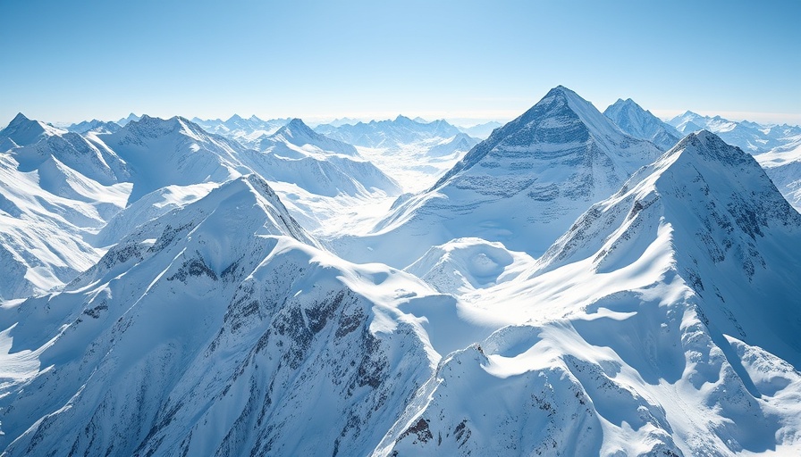 Stunning snowy mountains in Alpe d'Huez, perfect for skiing.