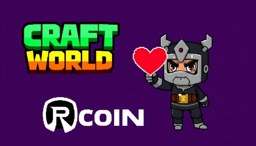 Craft World Dyno Coin Ronin Gaming Economy logo and character.