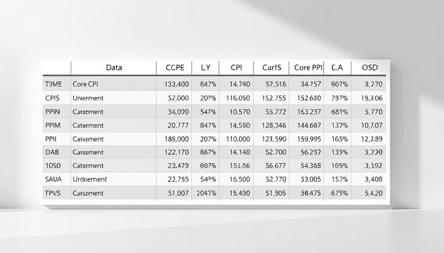 CPI Inflation Data and GameStop Earnings financial data table, June 9-13.