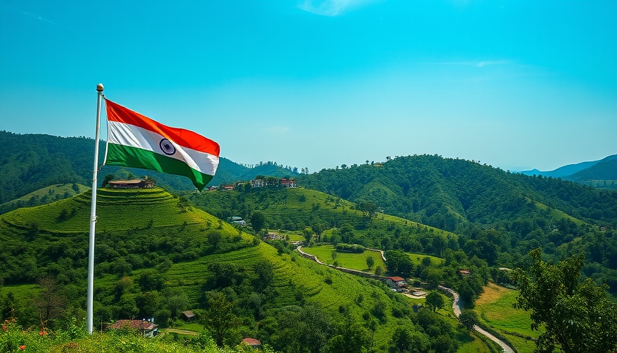 Himachal Pradesh border with Indian flag and traditional houses.