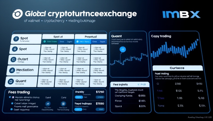 IMBX Products Summary for global cryptocurrency exchange