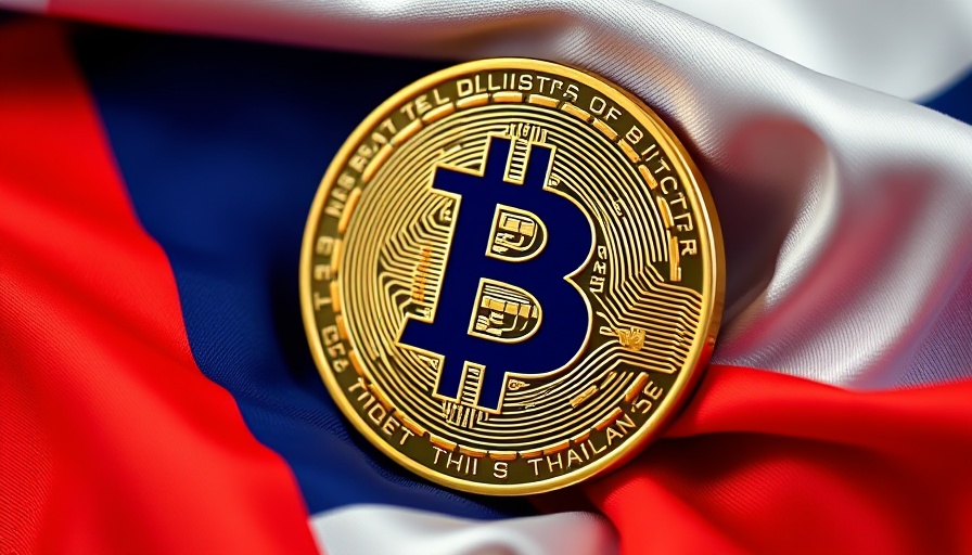 Bitcoin coin with Thai flag symbolizing Thailand Cryptocurrency Tax Break 2029.