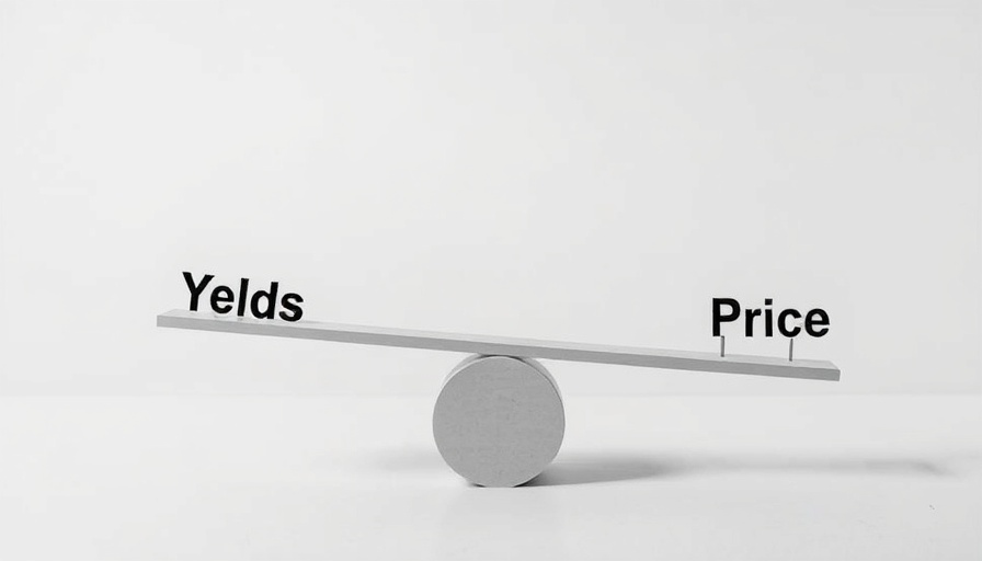 Minimalistic seesaw showing U.S. Treasuries trading strategies with yields and prices.