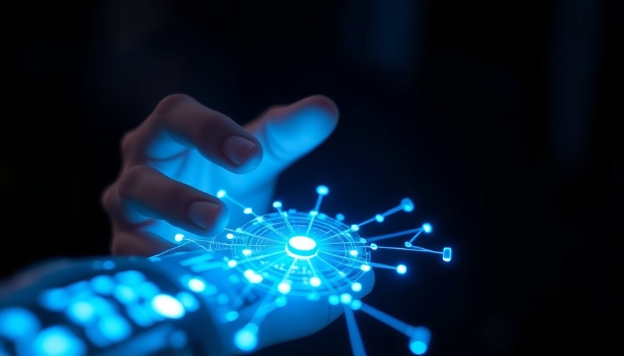 Futuristic digital network hands for BlockDAG referral system promotion.