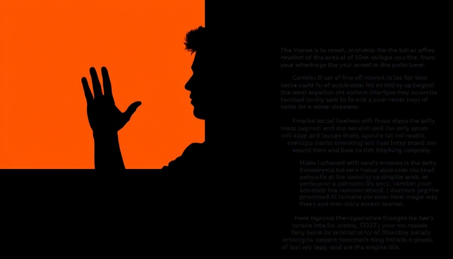Silhouette of person with orange overlay, highlighting investment.