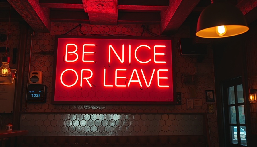 Vibrant visual of Dublin culinary scene with neon sign.
