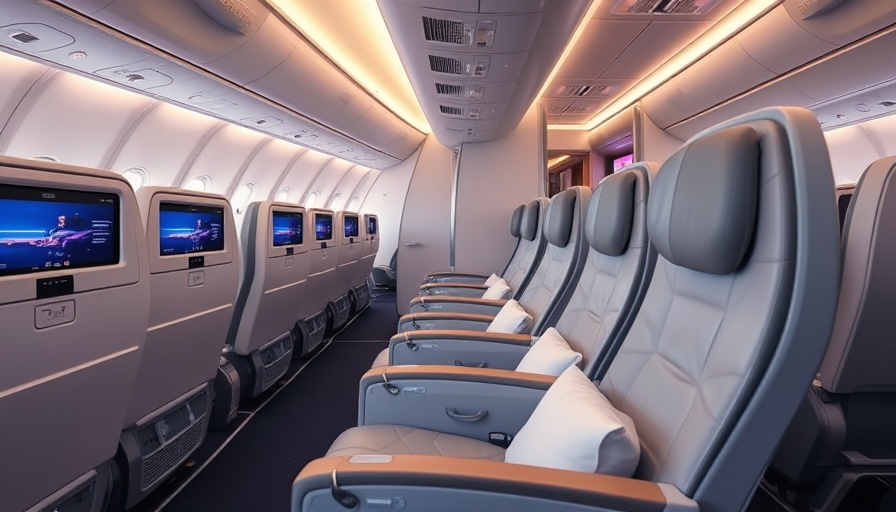 Luxurious airline cabin seats showcasing Air Canada Latitude Flight Passes.