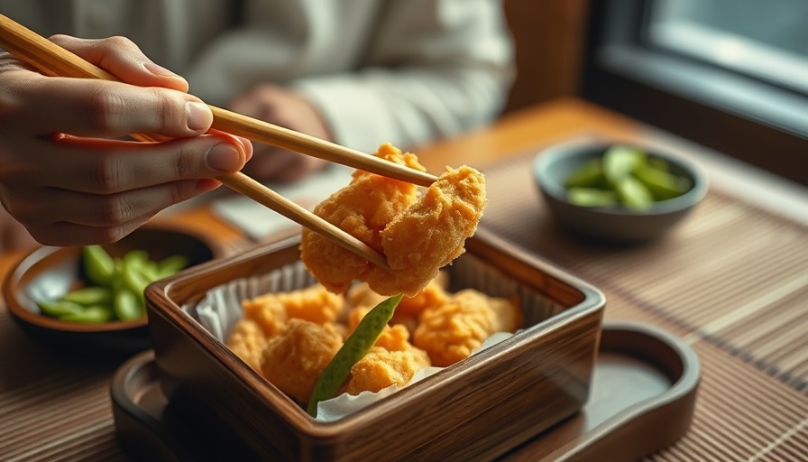 Grab Dine Out Boracay: Enjoying a tempura bento in Boracay.