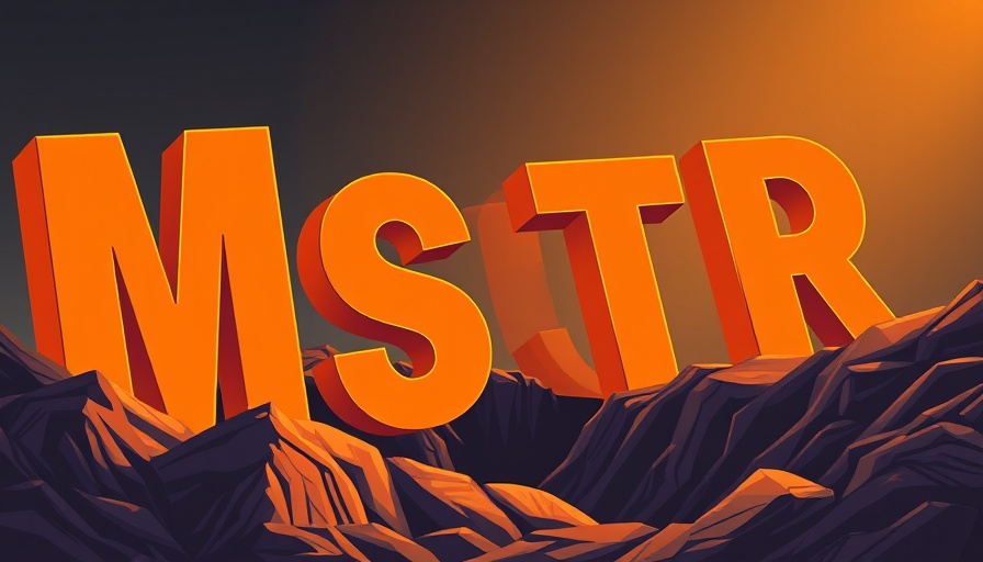 MSTR stock displaying letters dropping into a hole, symbolic of decline.